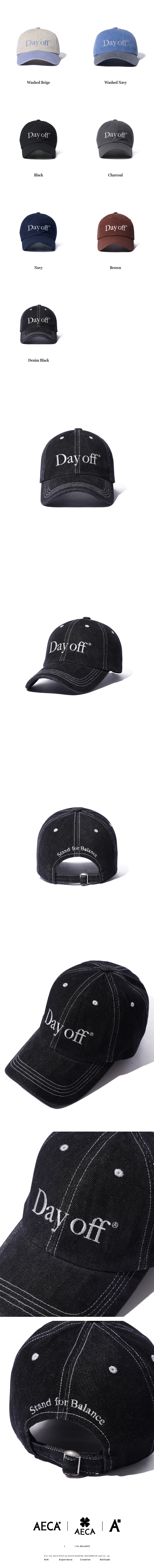 キャップ AECA WHITE DAY OFF CAPBLACK MUSINSA | AECA WHITE DAY OFF CAP-BLACK